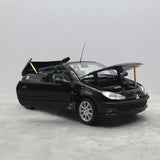 [GATE] 1:18 Peugeot 2001 206CC Cabriolet noir voiture miniature Die-Cast