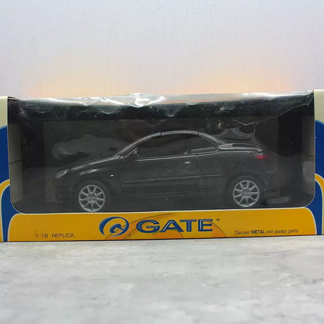 [GATE] 1:18 Peugeot 2001 206CC Cabriolet Black Model Car Die-Cast