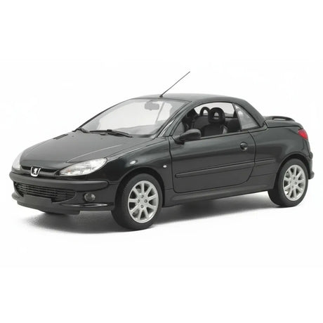 [GATE] 1:18 Peugeot 2001 206CC Cabriolet Black Model Car Die-Cast