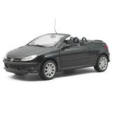 [GATE] 1:18 Peugeot 2001 206CC Cabriolet noir voiture miniature Die-Cast