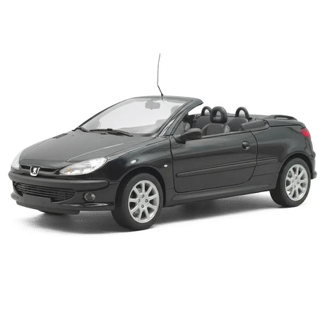 [GATE] 1:18 Peugeot 2001 206CC Cabriolet Black Model Car Die-Cast
