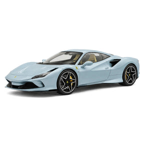 GH Ferrari 2019 F8 Tributo Ice Blue 1:18 – samlarobjekt resinmodellresin