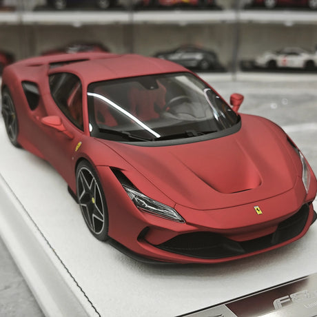 GH Ferrari 2019 F8 Tributo Matte Red 1:18 – Sammelobjekt-Resin-Modellharz