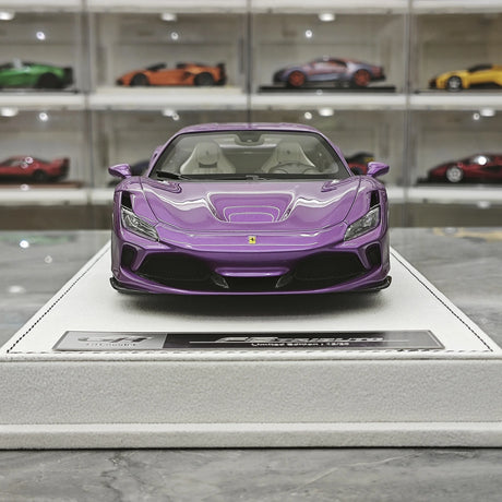 GH Ferrari 2019 F8 Tributo Purple 1:18 – Samlarresin-modellresin