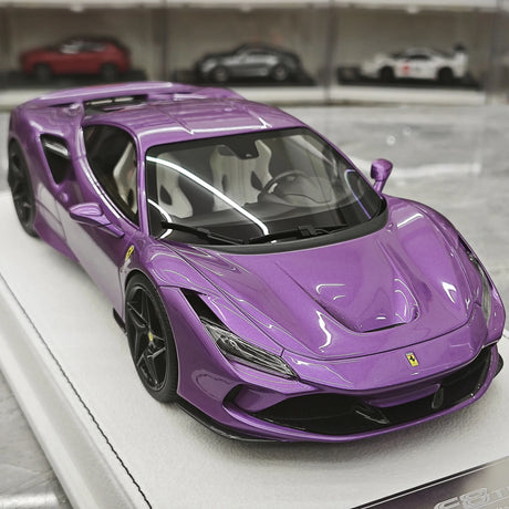 GH Ferrari 2019 F8 Tributo Purple 1:18 – Samlarresin-modellresin