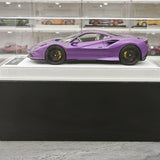 GH Ferrari 2019 F8 Tributo Purple 1:18 – Samlarresin-modellresin
