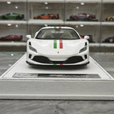 GH Ferrari 2019 F8 Tributo White 1:18 – Samlarresin Resin Modellresin
