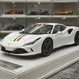 GH Ferrari 2019 F8 Tributo White 1:18 – Samlarresin Resin Modellresin
