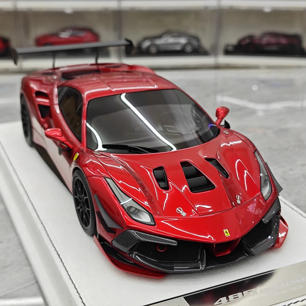 [GH] 1:18 Ferrari 2020 488 Challenge EVO Metallic Red Model Car Resin