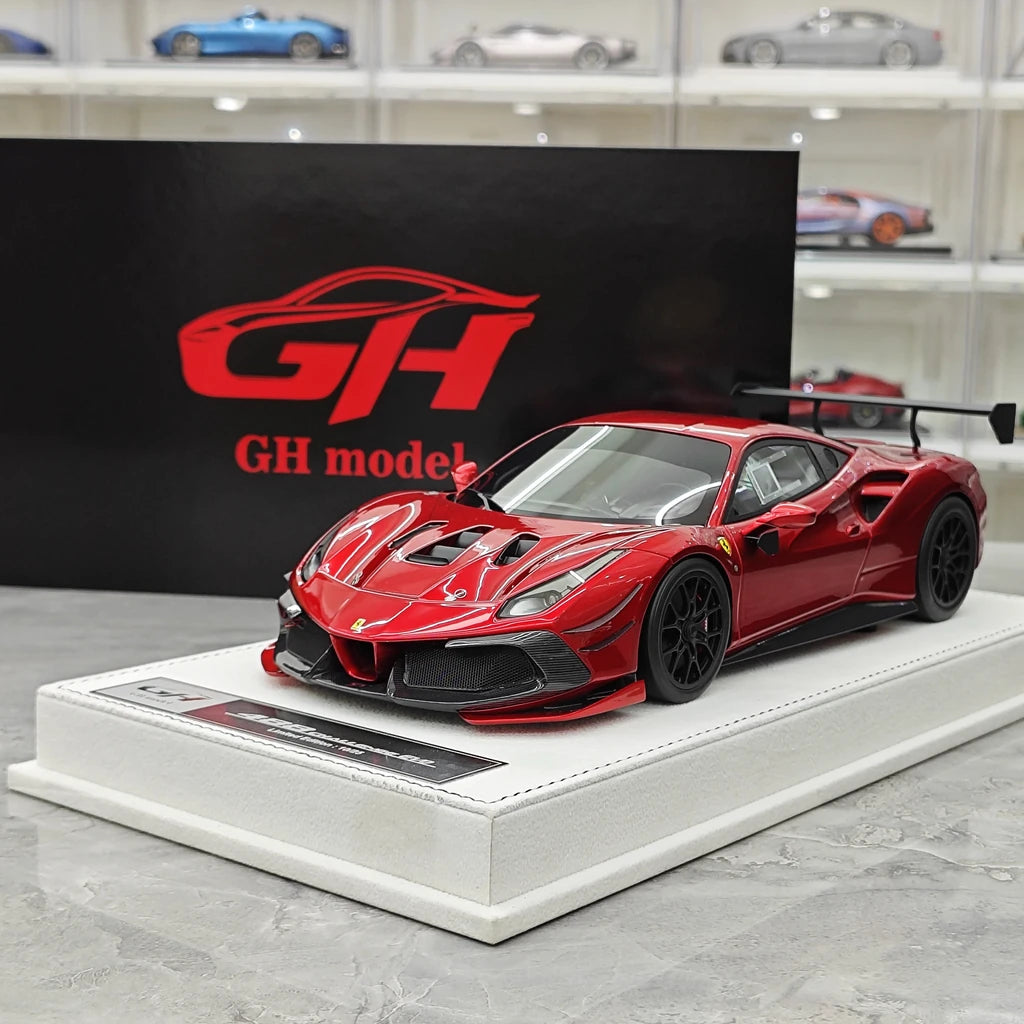 [GH] 1:18 Ferrari 2020 488 Challenge EVO Metallic Red Model Car Resin