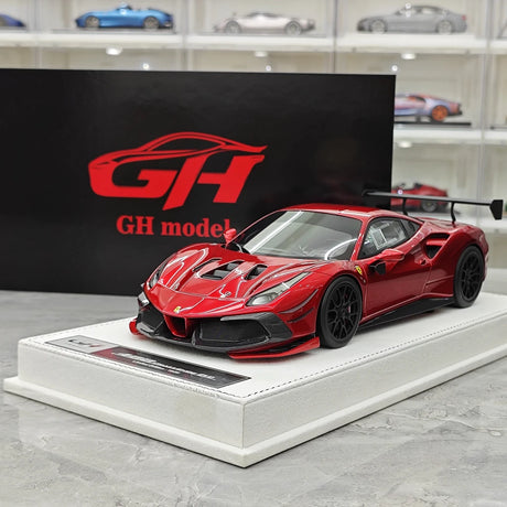 [GH] 1:18 Ferrari 2020 488 Challenge EVO Metallic Red Model Car Resin
