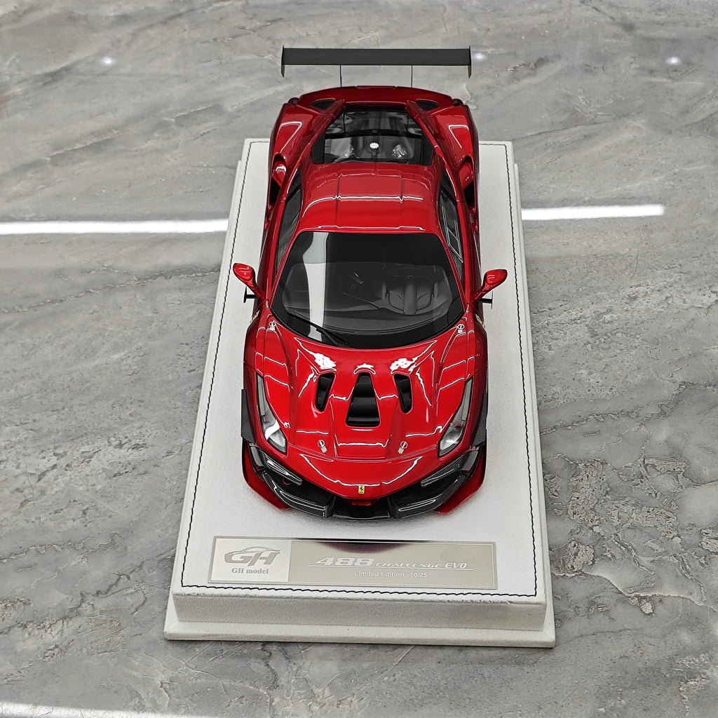 [GH] 1:18 Ferrari 2020 488 Challenge EVO Metallic Red Model Car Resin