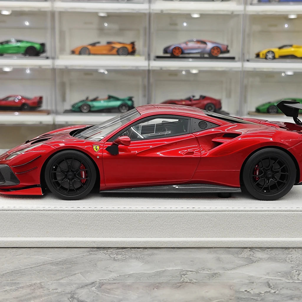[GH] 1:18 Ferrari 2020 488 Challenge EVO Metallic Red Model Car Resin