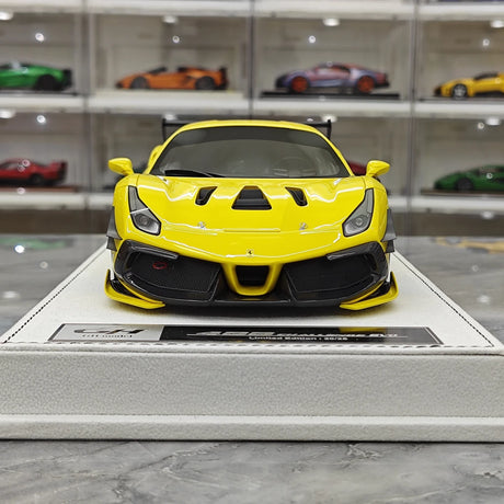 [GH] 1:18 Ferrari 2020 488 Challenge EVO Yellow Model Car Resin