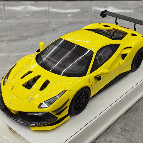 [GH] 1:18 Ferrari 2020 488 Challenge EVO Yellow Model Car Resin