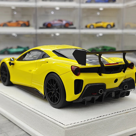 [GH] 1:18 Ferrari 2020 488 Challenge EVO Yellow Model Car Resin