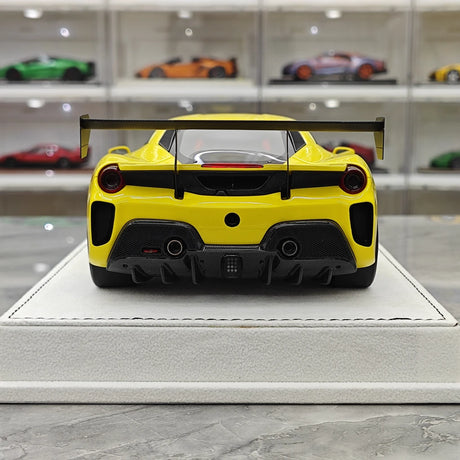 [GH] 1:18 Ferrari 2020 488 Challenge EVO Yellow Model Car Resin