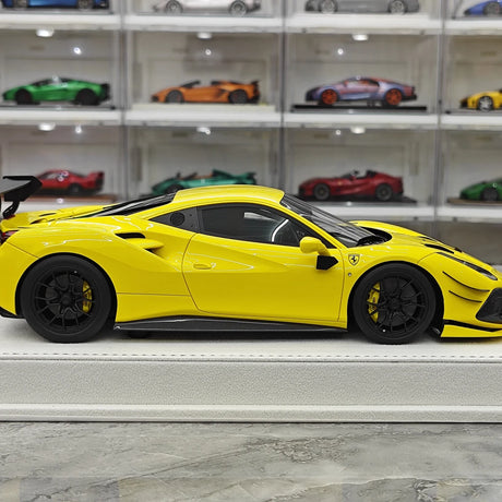 [GH] 1:18 Ferrari 2020 488 Challenge EVO Yellow Model Car Resin