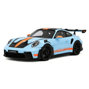 GH Model Porsche 2026 911 992.2 GT3 RS Gulf 1:18 – Collectible modelo à escala