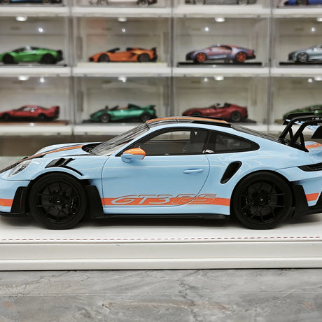 GH Modelo Porsche 2026 911 9920,2 GT3 RS Gulf 1:18 – Resina Modelo de Resina de Coleção