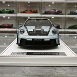 GH Modelo Porsche 2026 911 9920,2 GT3 RS Ice Blue 1:18 – Resina de Modelo de Resina de Coleção