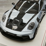 GH Modelo Porsche 2026 911 9920,2 GT3 RS Ice Blue 1:18 – Resina de Modelo de Resina de Coleção