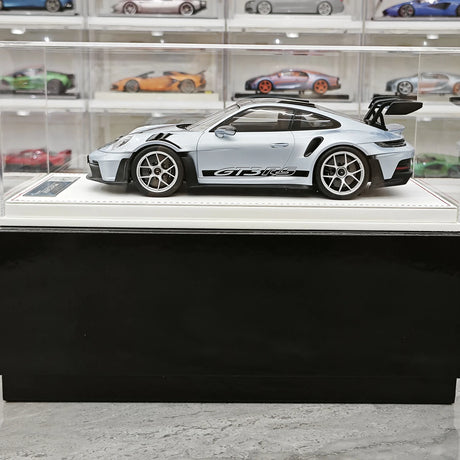 GH Modelo Porsche 2026 911 9920,2 GT3 RS Ice Blue 1:18 – Resina de Modelo de Resina de Coleção