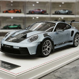 GH Modelo Porsche 2026 911 9920,2 GT3 RS Ice Blue 1:18 – Resina de Modelo de Resina de Coleção