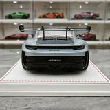 GH Modelo Porsche 2026 911 9920,2 GT3 RS Ice Blue 1:18 – Resina de Modelo de Resina de Coleção