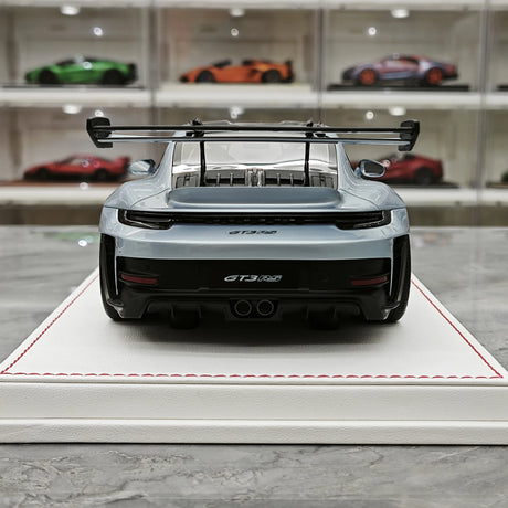 GH Modelo Porsche 2026 911 9920,2 GT3 RS Ice Blue 1:18 – Resina de Modelo de Resina de Coleção