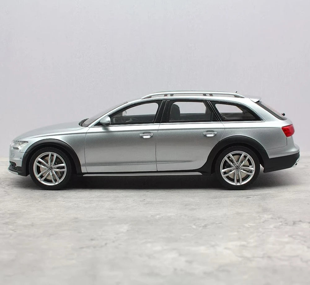 [GT Spirit] 1:18 Audi 2015 A6 Allroad C7 Silver Model Car Resin