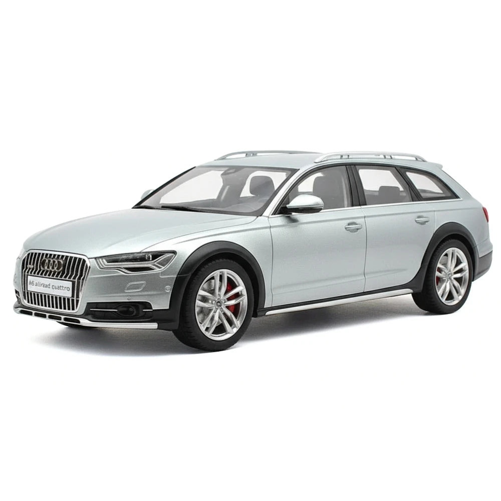[GT Spirit] 1:18 Audi 2015 A6 Allroad C7 Silver Model Car Resin