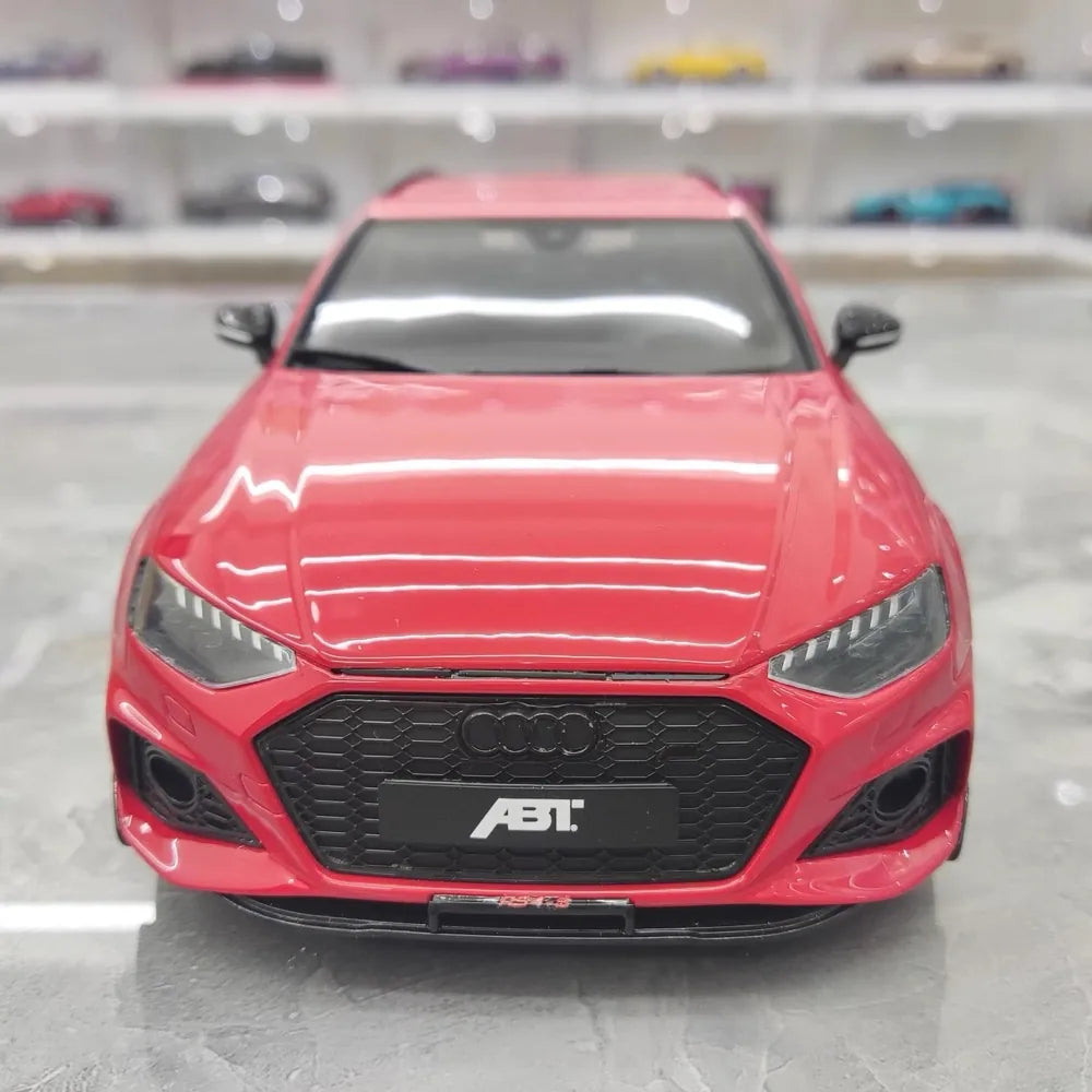 [GT Spirit] 1:18 Audi 2020 RS4-S Avant By ABT rosso modellino di auto resina