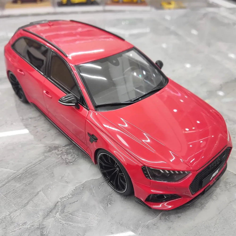 [GT Spirit] 1:18 Audi 2020 RS4-S Avant By ABT rosso modellino di auto resina