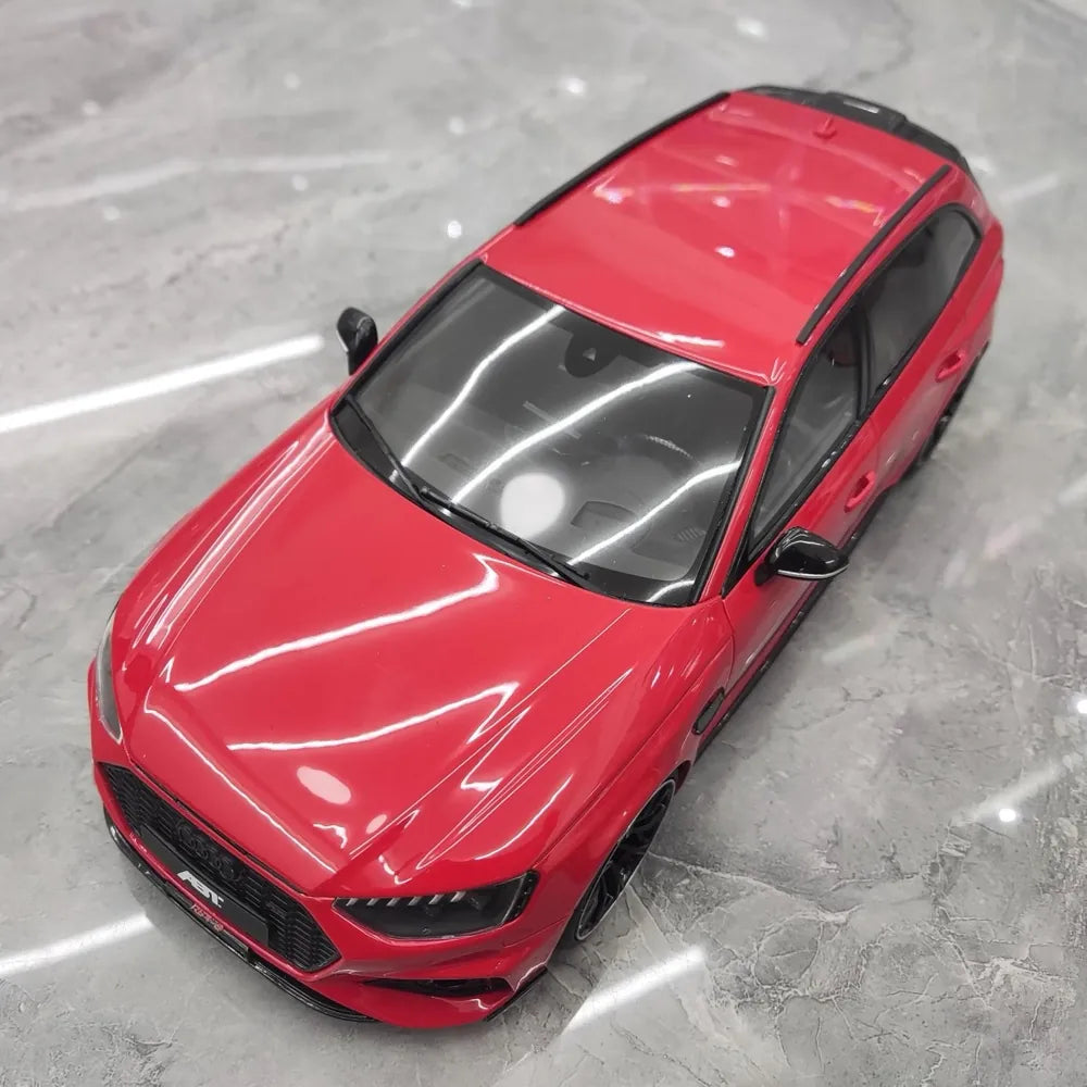 [GT Spirit] 1:18 Audi 2020 RS4-S Avant By ABT rosso modellino di auto resina
