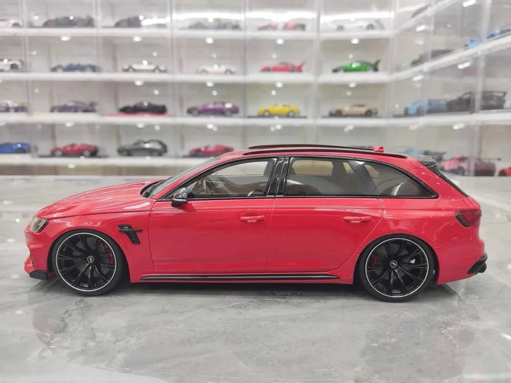 [GT Spirit] 1:18 Audi 2020 RS4-S Avant By ABT Red Model Car Resin