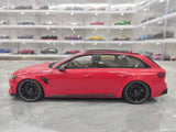 [GT Spirit] 1:18 Audi 2020 RS4-S Avant By ABT Red Model Car Resin