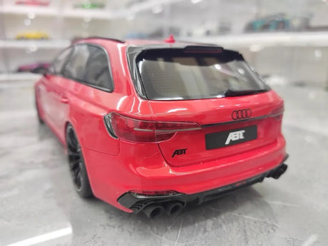 [GT Spirit] 1:18 Audi 2020 RS4-S Avant By ABT Red Model Car Resin