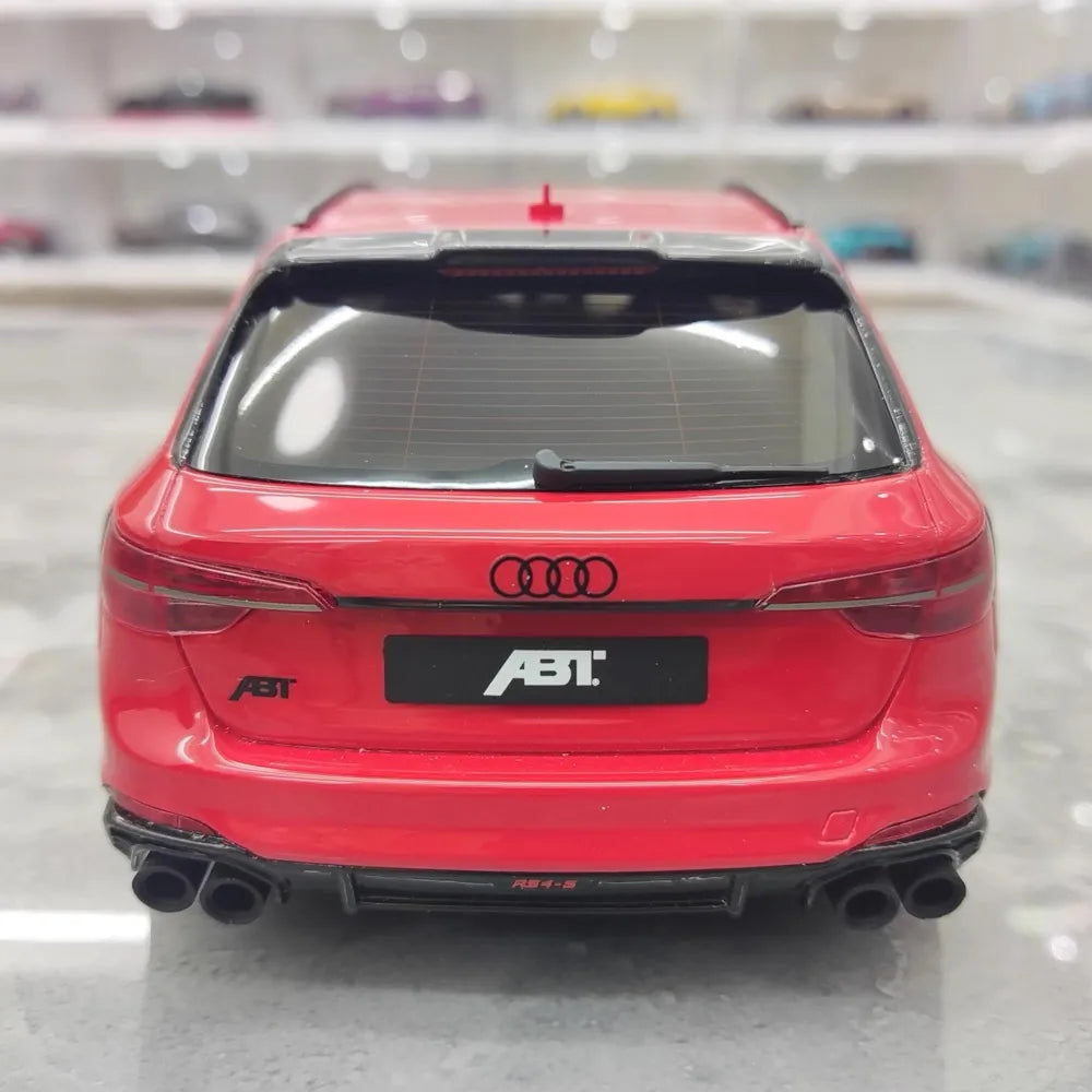[GT Spirit] 1:18 Audi 2020 RS4-S Avant By ABT rosso modellino di auto resina
