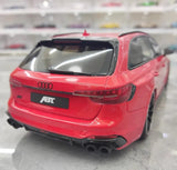 [GT Spirit] 1:18 Audi 2020 RS4-S Avant By ABT Red Model Car Resin