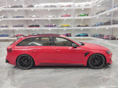 [GT Spirit] 1:18 Audi 2020 RS4-S Avant By ABT Red Model Car Resin