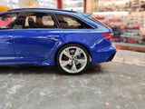 [GT Spirit] 1:18 Audi 2021 RS6 Avant C8 Blue Model Car Resin