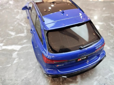 [GT Spirit] 1:18 Audi 2021 RS6 Avant C8 Blue Model Car Resin
