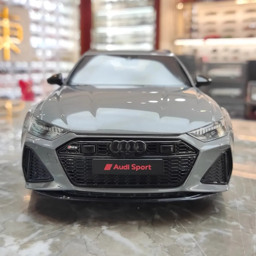 [GT Spirit] 1:18 Audi 2020 RS6 Avant C8 Gray Model Car Resin