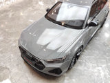 [GT Spirit] 1:18 Audi 2020 RS6 Avant C8 Gray Model Car Resin