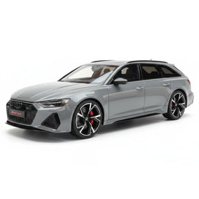 [GT Spirit] 1:18 Audi 2020 RS6 Avant C8 Gray Model Car Resin