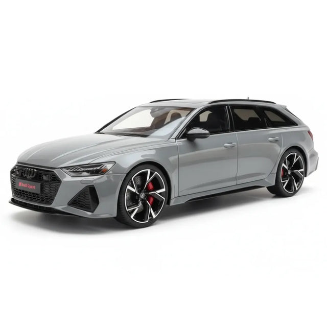 [GT Spirit] 1:18 Audi 2020 RS6 Avant C8 Gray Model Car Resin