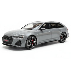 [GT Spirit] 1:18 Audi 2020 RS6 Avant C8 Gray Model Car Resin
