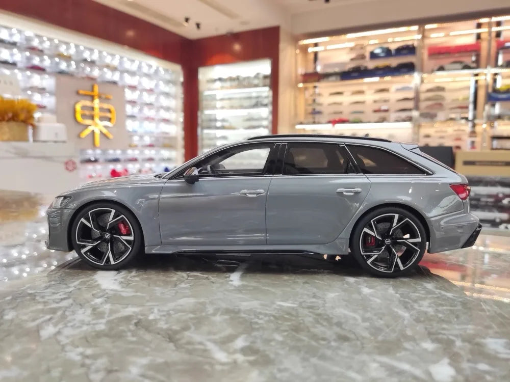 [GT Spirit] 1:18 Audi 2020 RS6 Avant C8 Gray Model Car Resin