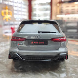 [GT Spirit] 1:18 Audi 2020 RS6 Avant C8 Gray Model Car Resin